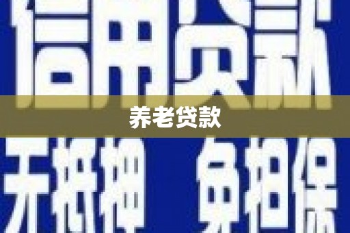 措勤养老贷款