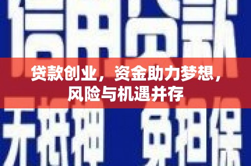 措勤贷款创业，资金助力梦想，风险与机遇并存