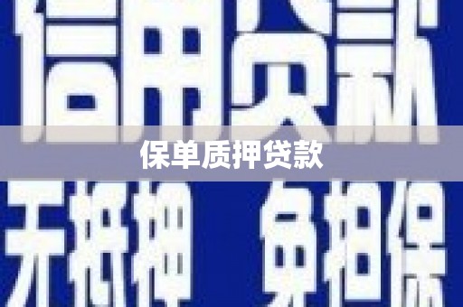 措勤保单质押贷款