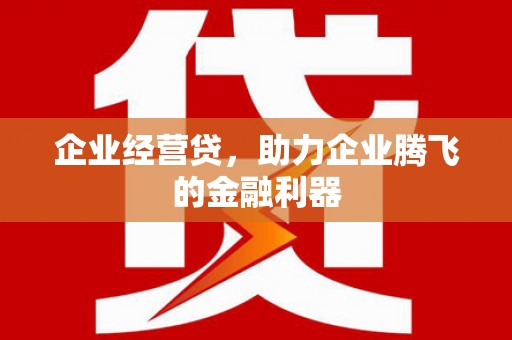 措勤企业经营贷，助力企业腾飞的金融利器