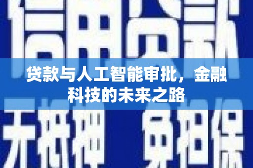 措勤贷款与人工智能审批，金融科技的未来之路
