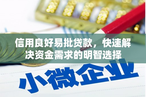 措勤信用良好易批贷款，快速解决资金需求的明智选择