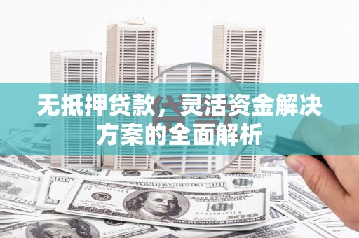 措勤无抵押贷款，灵活资金解决方案的全面解析