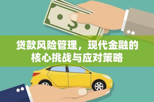 措勤贷款风险管理，现代金融的核心挑战与应对策略
