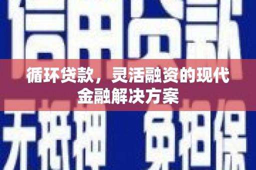 措勤循环贷款，灵活融资的现代金融解决方案