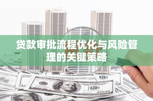 措勤贷款审批流程优化与风险管理的关键策略