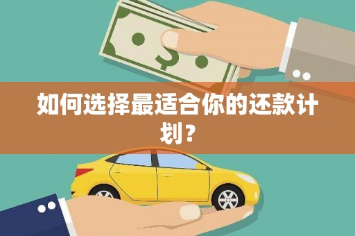措勤如何选择最适合你的还款计划？