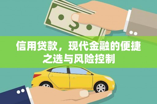 措勤信用贷款，现代金融的便捷之选与风险控制