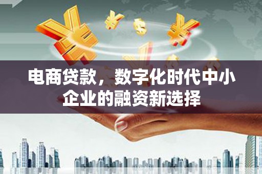 措勤电商贷款，数字化时代中小企业的融资新选择