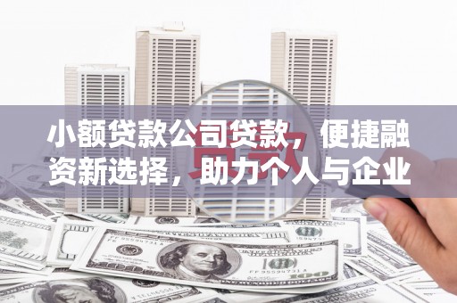 措勤小额贷款公司贷款，便捷融资新选择，助力个人与企业成长
