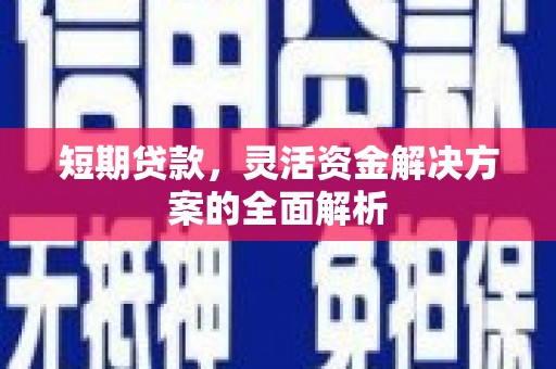 措勤短期贷款，灵活资金解决方案的全面解析