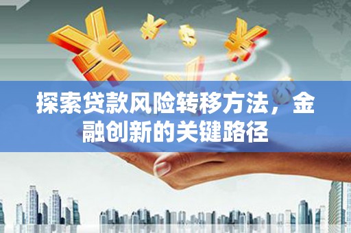 措勤探索贷款风险转移方法，金融创新的关键路径