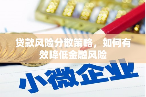 措勤贷款风险分散策略，如何有效降低金融风险