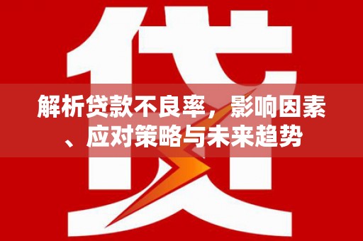 措勤解析贷款不良率，影响因素、应对策略与未来趋势