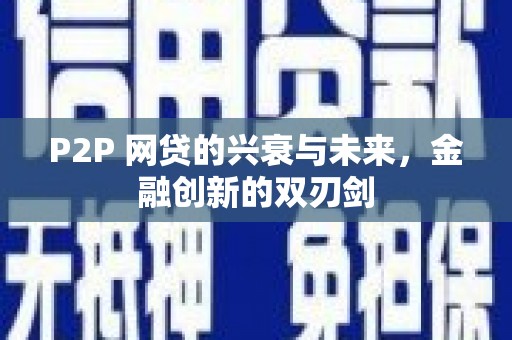 措勤P2P 网贷的兴衰与未来，金融创新的双刃剑