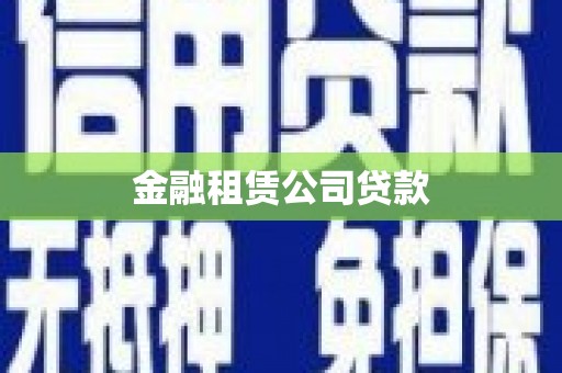 措勤金融租赁公司贷款