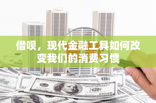 措勤借呗，现代金融工具如何改变我们的消费习惯