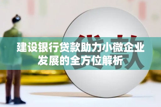 措勤建设银行贷款助力小微企业发展的全方位解析