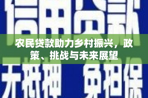措勤农民贷款助力乡村振兴，政策、挑战与未来展望