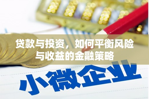 措勤贷款与投资，如何平衡风险与收益的金融策略