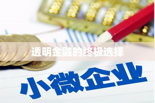 措勤透明金融的终极选择