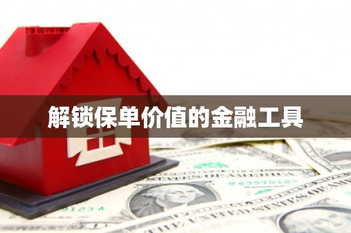 措勤解锁保单价值的金融工具